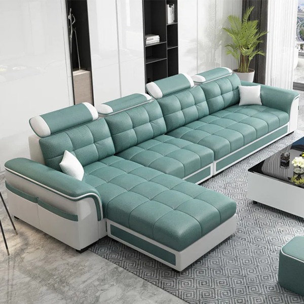 Fabric sofa size apartment simple modern technology fabric sofa package combination