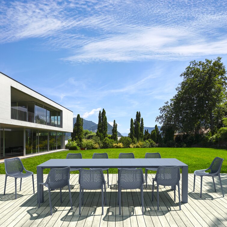 【Furniture】Asuna Rectangular 10 - Person Outdoor Dining Set