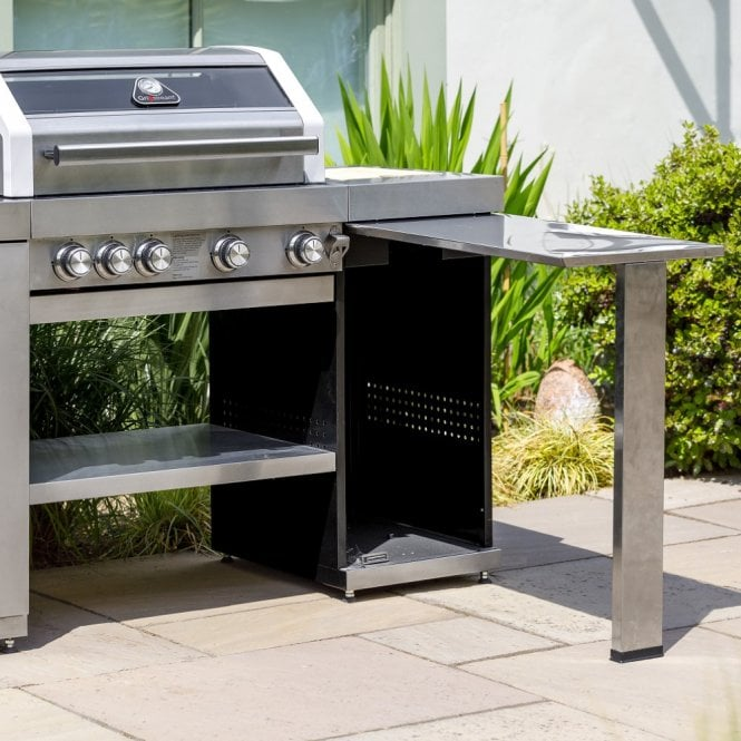 ISLAND ULTIMATE 4 BURNER HYBRID GAS & CHARCOAL BBQ