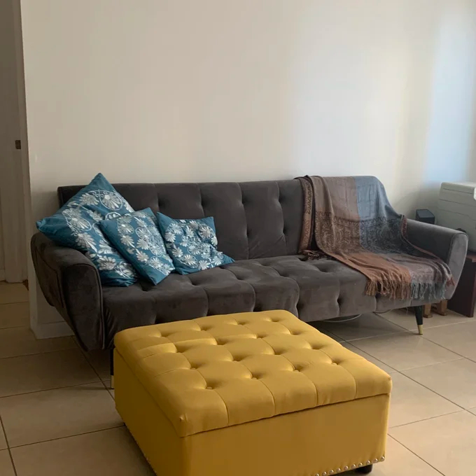 【Furniture】83.86'' Upholstered