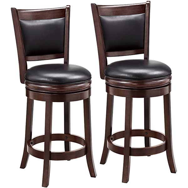 Ball & Cast Barstool, 29-Inch,2-Pack, Cappuccino Jayden Cappuccino 29-Inch,2-Pack