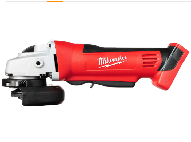 Milwaukee 2680-20 M18 18V Lithium Ion 4 1/2 Inch Cordless Grinder with Burst Resistant Guard and Paddle Switch Design