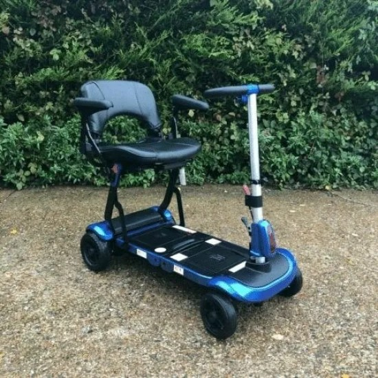 SOLAX GENIE BLUE MANUAL FOLDING MOBILITY BOOT SCOOTER FULLY SERVICED