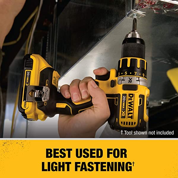 DEWALT 20V Max Cordless Drill Combo Kit, 2-Tool (DCK240C2),Yellow/Black Drill Driver/Impact Combo Kit 20V Combo Kit