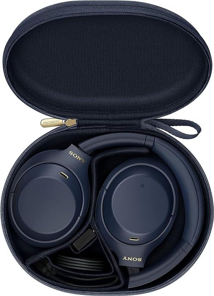 Sony WH-1000XM4 Noise Cancelling Wireless Headphones - 30 hours battery life - Over Ear style - Optimised for Alexa and the Google Assistant - with built-in mic for phone calls